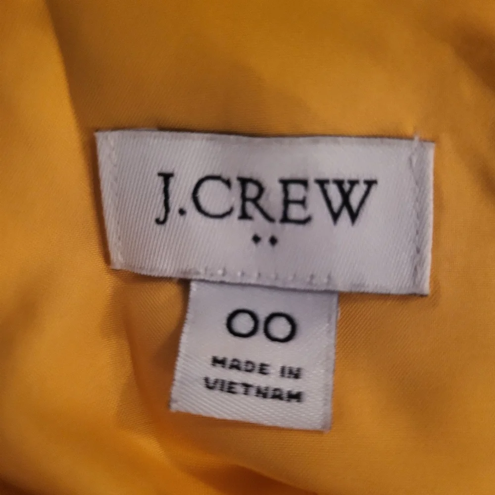 J Crew Scolloped Tank Orange sz 00